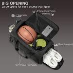 Fitness Duffle Bag with Wet Pocket and Shoe Compartment