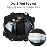 Ceneda 20" Women's Waterproof Gym Bag with Shoe Compartment