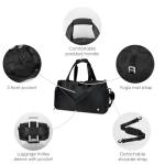 Ceneda 20" Women's Waterproof Gym Bag with Shoe Compartment