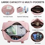 LOVEVOOK Weekender Duffle Bag with Shoe Compartment