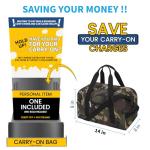 Apenze 14-Inch Lightweight Camouflage Gym Bag