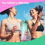 32oz Leakproof Motivational Water Bottle for Gym