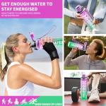 32 oz Motivational Water Bottle with Time Markers