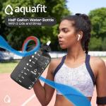 AQUAFIT 64 oz Time Marker Water Bottle