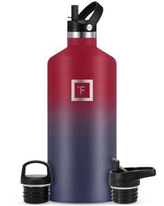 64 Oz Insulated Sports Water Bottle - Dark Rainbow