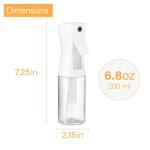 2 Pack Fine Mist Spray Bottles for Hair