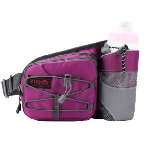 YUOTO Running Waist Pack with Water Bottle Holder
