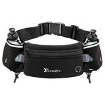 Hydration Running Belt with Water Bottles - Black