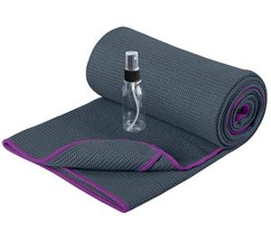 Microfiber Non-Slip Hot Yoga Towel with Pockets