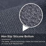 Microfiber Non-Slip Hot Yoga Towel with Pockets