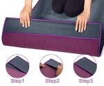 Microfiber Non-Slip Hot Yoga Towel with Pockets