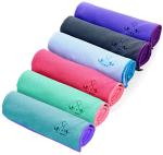 Microfiber Non-Slip Hot Yoga Towel with Pockets