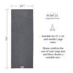 Norcia Non-Slip Microfiber Yoga Towel for Hot Yoga