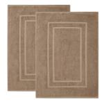 Soft Cotton Bath Mats - 2 Piece Set