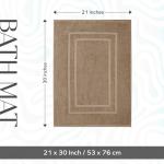 Soft Cotton Bath Mats - 2 Piece Set