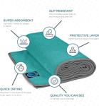 Youphoria Non-Slip Microfiber Yoga Towel - Mint