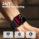 Bluetooth Fitness Smart Watch with Heart Rate Monitor