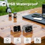 Bluetooth Fitness Smart Watch with Heart Rate Monitor