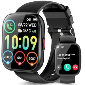 Fitness Smartwatch with Touch Screen and Call Function
