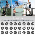 Fitness Smartwatch with Touch Screen and Call Function