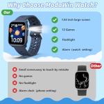 Kids Smart Fitness Watch with Puzzle Games