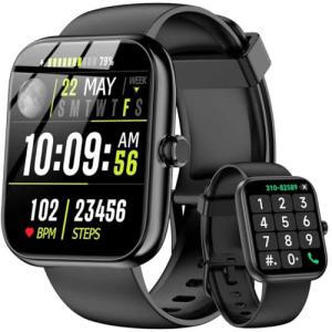 Alexa Smart Fitness Watch with Touchscreen Display