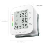 Wrist Blood Pressure Monitor with Large LCD Display