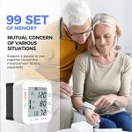 Wrist Blood Pressure Monitor with Large LCD Display