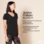 Women's Quick-Dry V-Neck T-Shirt Pack of 2