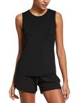 Baleaf Women's Sleeveless Workout Tank Top Black