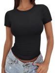 Women’s Slim Fit Crop Top for Gym Workouts