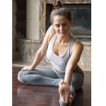 Women's Cotton Racerback Crop Tank Tops - 4 Pack