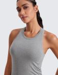 CRZ YOGA Women's High Neck Workout Tank Top