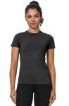 Women's Quick Dry Short Sleeve Compression Workout Tops