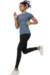 Women's Quick Dry Short Sleeve Compression Workout Tops