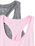 Women's Quick Dry Racerback Tank Top, 2-Pack
