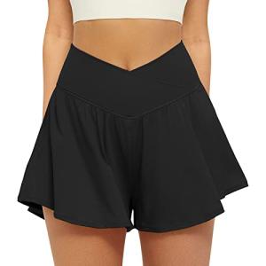FireSwan Women's 2-in-1 Athletic Running Shorts