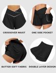 FireSwan Women's 2-in-1 Athletic Running Shorts