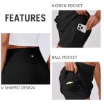 Women’s V-Waist Tennis Skirt with Pockets