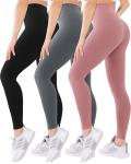Blisset High Waisted Leggings for Women - 3 Pack