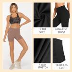 High Waisted Tummy Control Biker Shorts Set