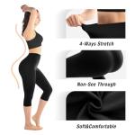 Buttery Soft High Waisted Capri Leggings for Women