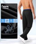 Men's Athletic Sweatpants with Zipper Pockets - 5 Pack