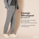 Men's Fleece Open Bottom Sweatpants - Black, Medium