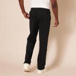 Men's Fleece Open Bottom Sweatpants - Black, Medium