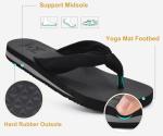 Arch Support Flip Flops for Women - Size 10