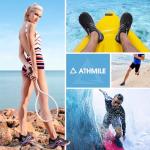 ATHMILE Quick Dry Barefoot Water Shoes for All