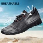 Men's Quick-Drying Aqua Shoes, All Black, Size 9