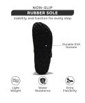 Memory Foam Arch Support Leather Clogs for Women
