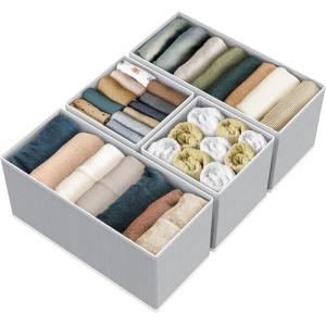 Collapsible Drawer Organizer Set for Undergarments